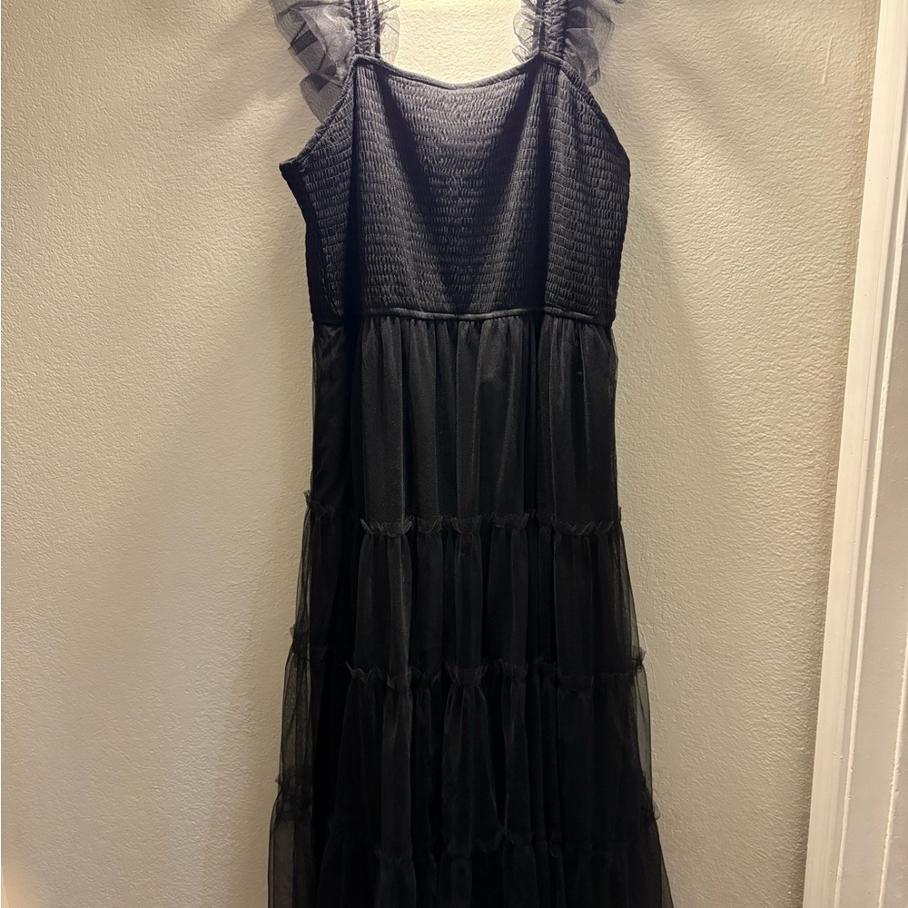 Elegant Black tulle dress